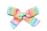 PREORDER- 2 week tat- Double Gauze Rainbow Schoolgirl | Clip or Nylon