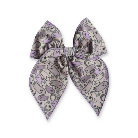 Purple Ghosts Willow Bow | Mini, Midi and Oversized