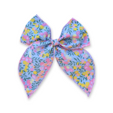 Liberty Neon Yellow Floral Willow Bow | Mini, Midi and Oversized