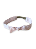 Pink Seersucker Stripe Soft Knot Headband