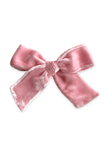 Pretty in Pink Silk Velvet | Clip or Nylon