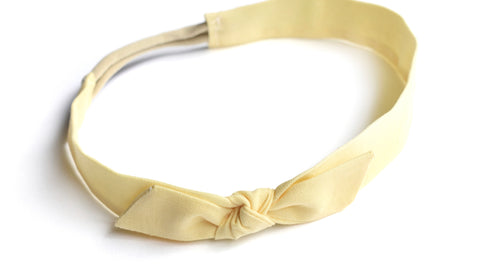 Maize Yellow Knot Headband