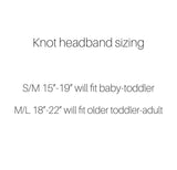 Flannel Plaid Knot Headband