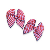 Gingham Mini Willow Pigtails
