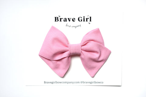 Bubblegum Pink Folded Sailor | Clip or Nylon