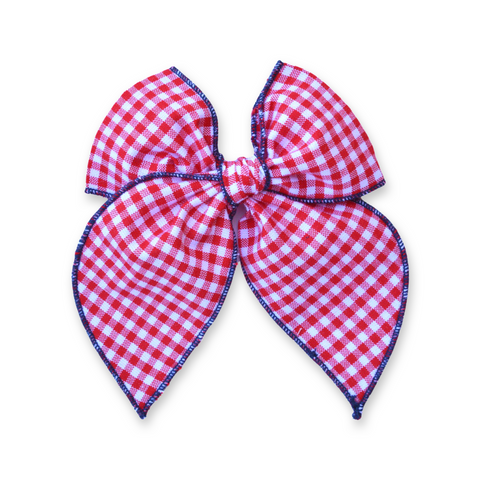 Gingham Willow Bow | Midi and Oversized