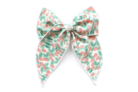 Strawberry Patch Willow Bow | Midi and Oversized