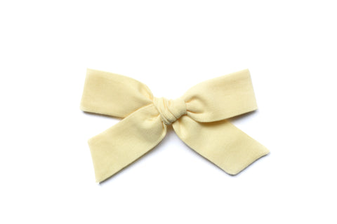 Maize Yellow Schoolgirl Bow | Clip or Nylon